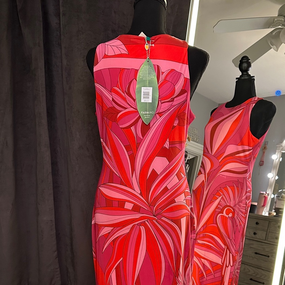 FARM RIO Tulle Midi Dress - Picture 13 of 17